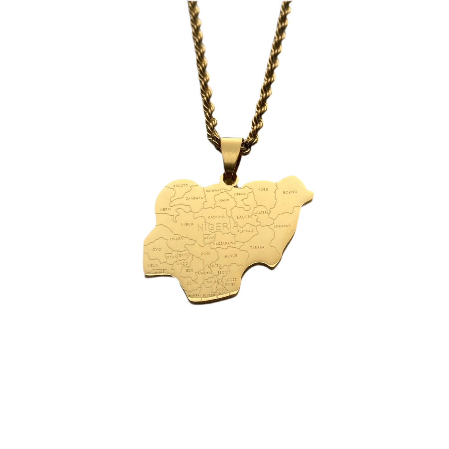 Nigeria Necklace - Cities