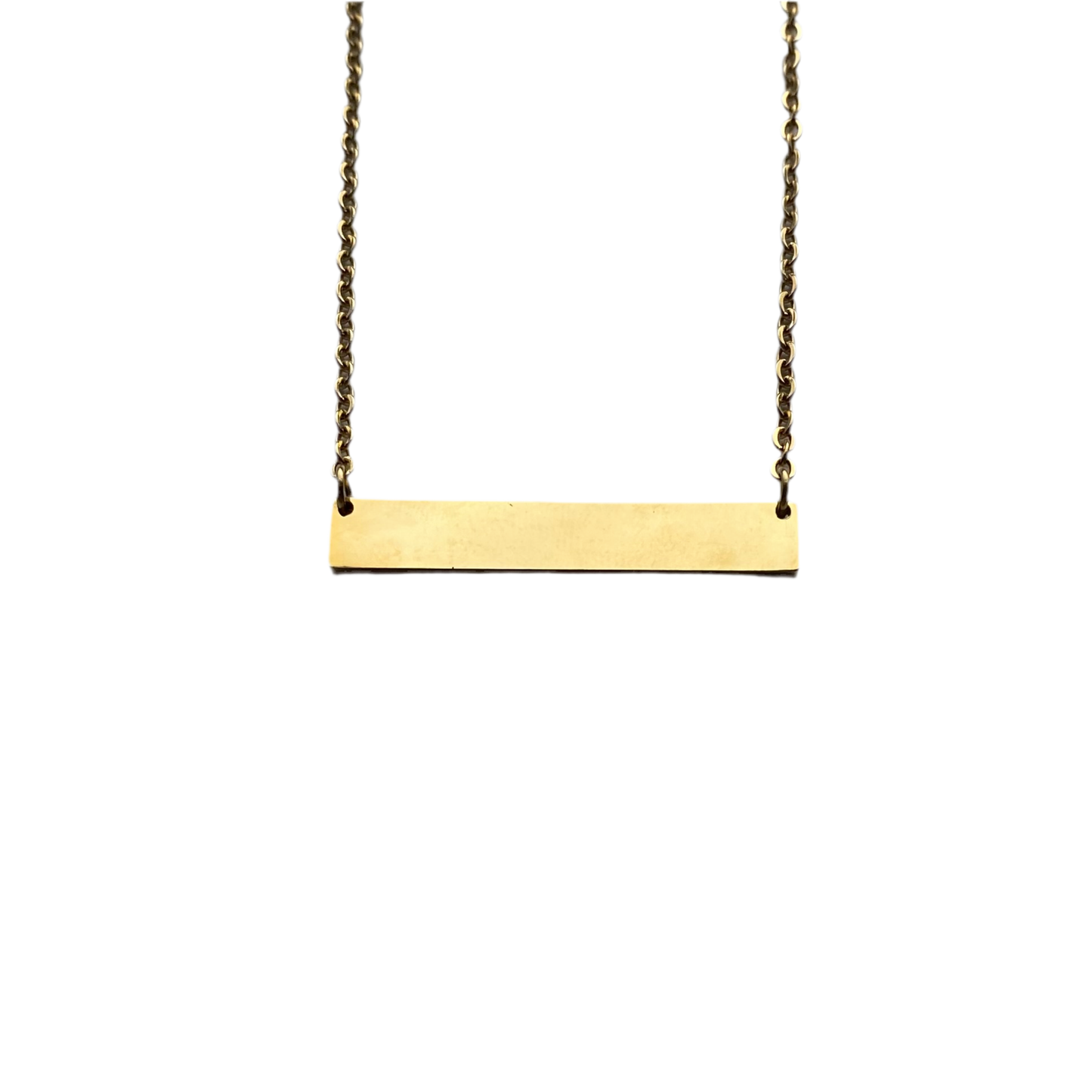 Engravable Plate Necklace