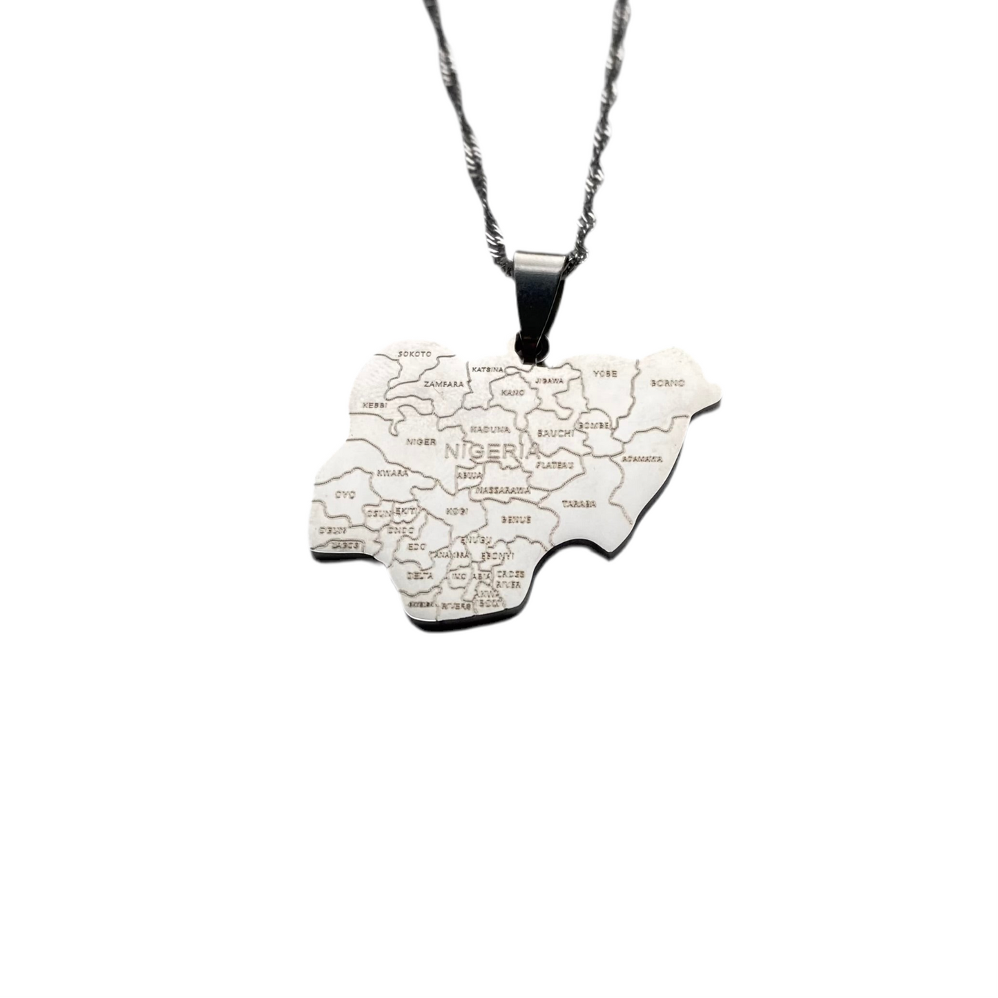 Nigeria Necklace - Cities