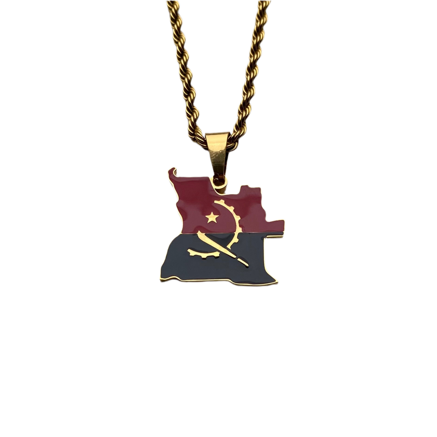 Angola Necklace - Flag