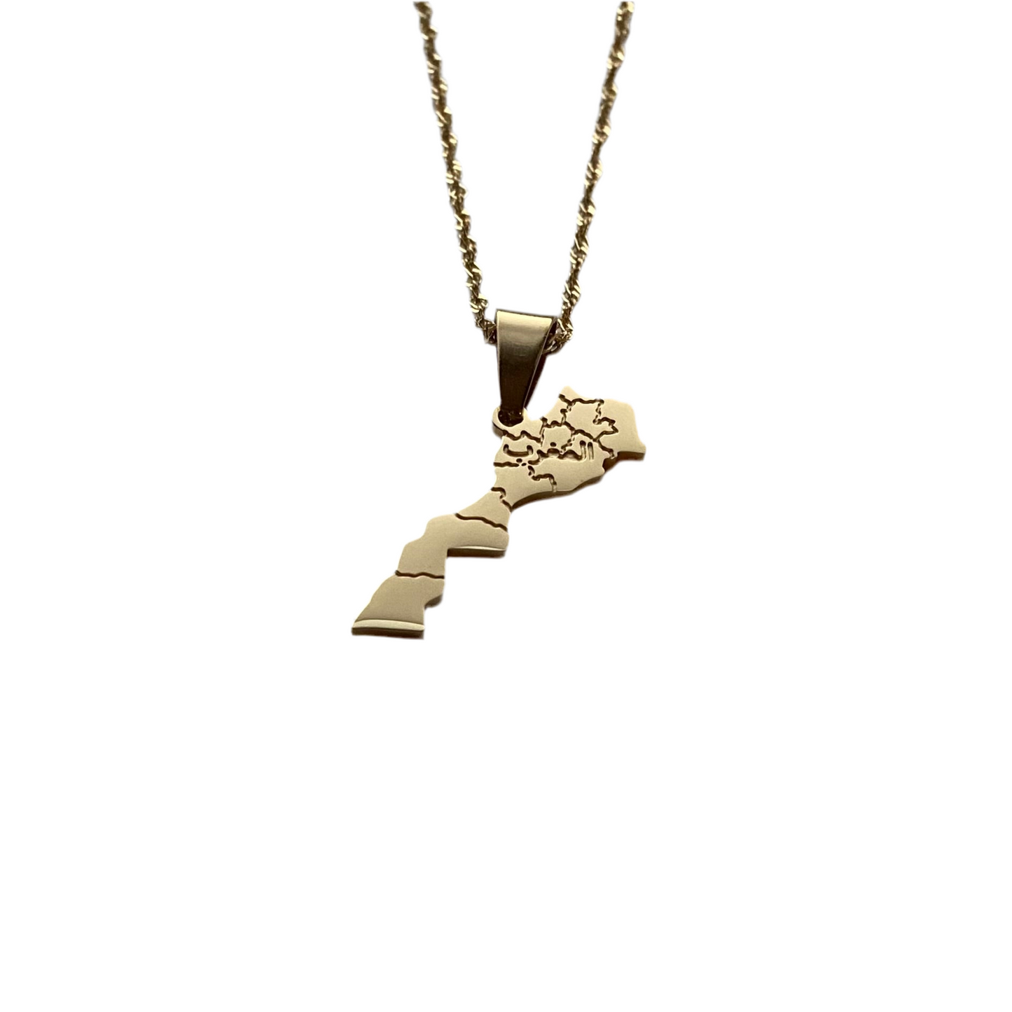 Morocco Necklace - Map