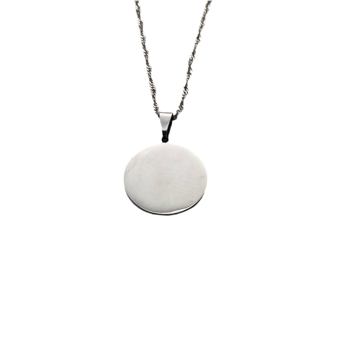 Engravable Coin Necklace