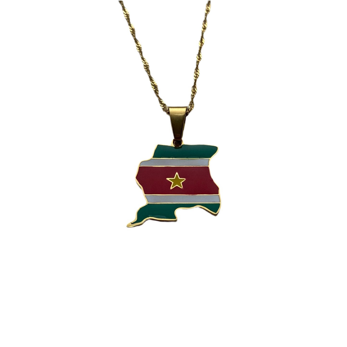 Suriname Necklace - Flag