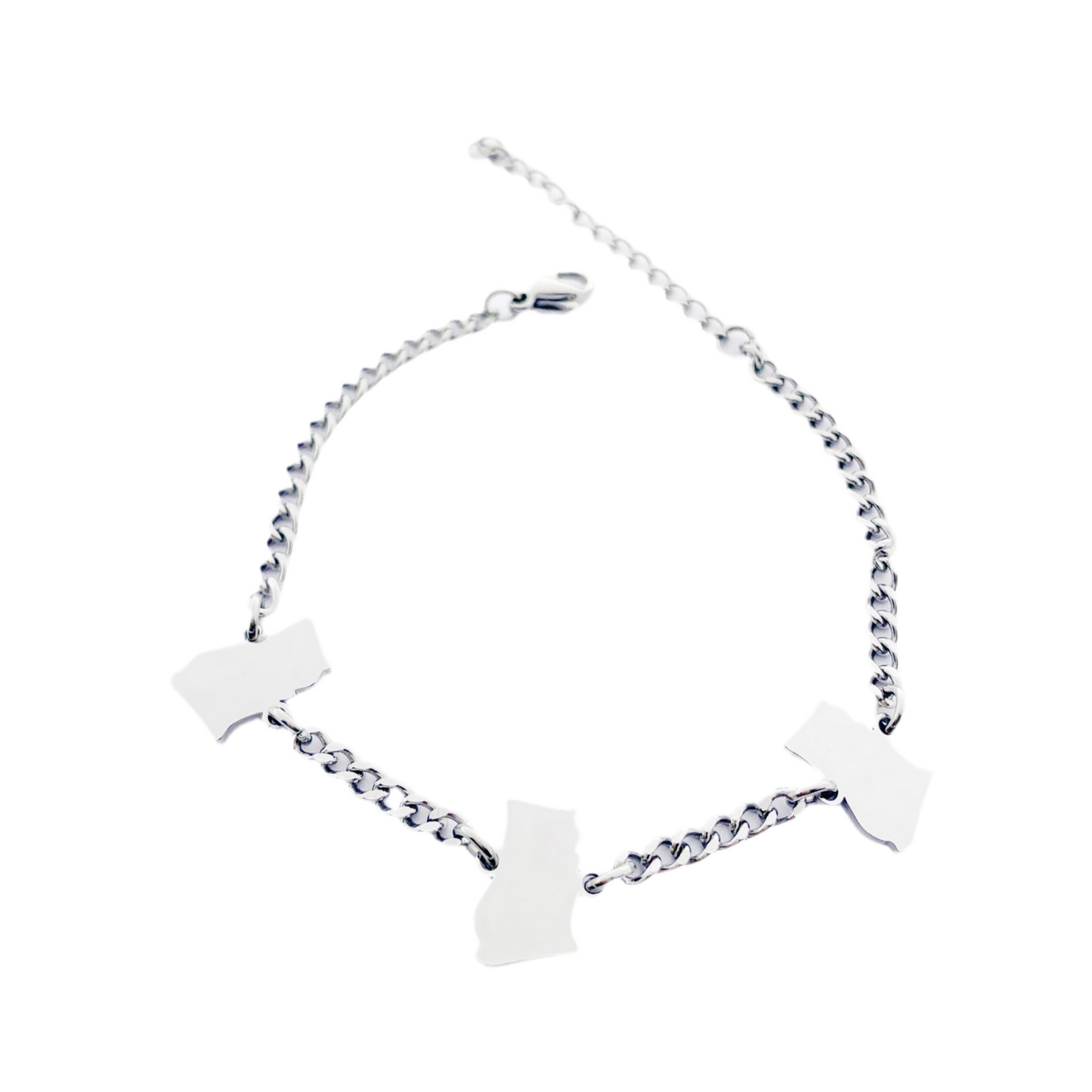 Ghana Map Bracelet