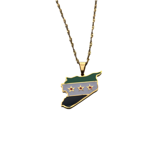 Syria Necklace - Flag