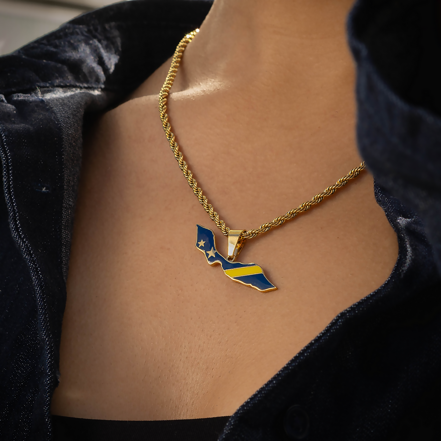 Curaçao Necklace - Flag