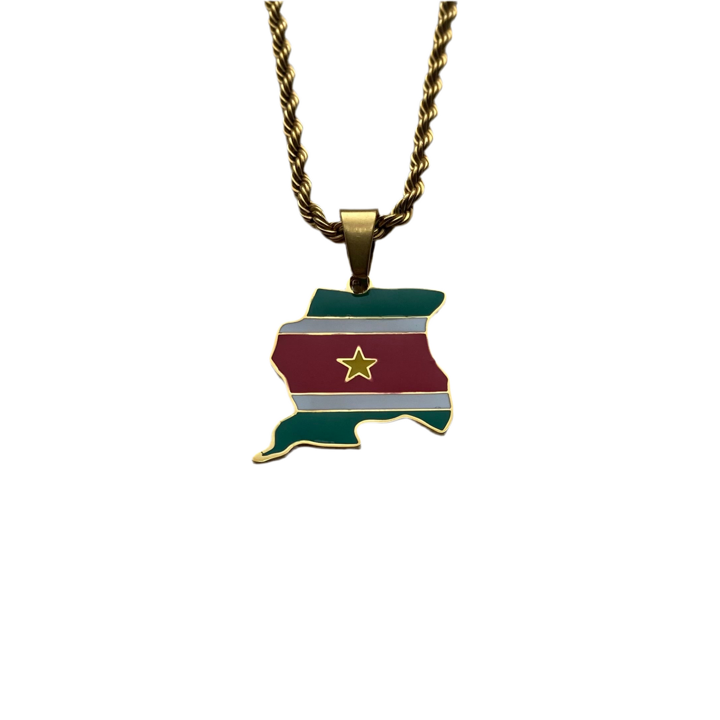 Suriname Necklace - Flag