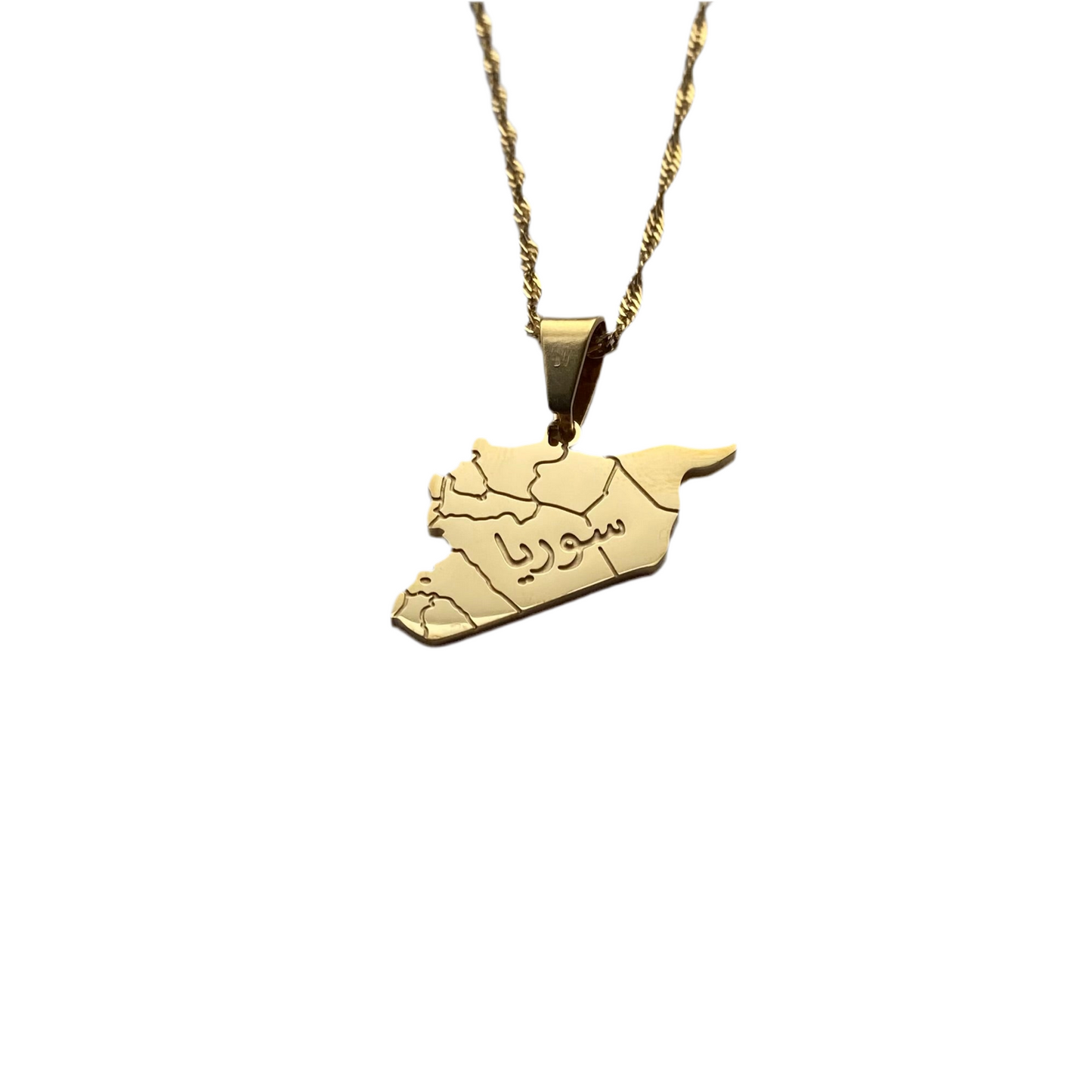 Syria Necklace - Map