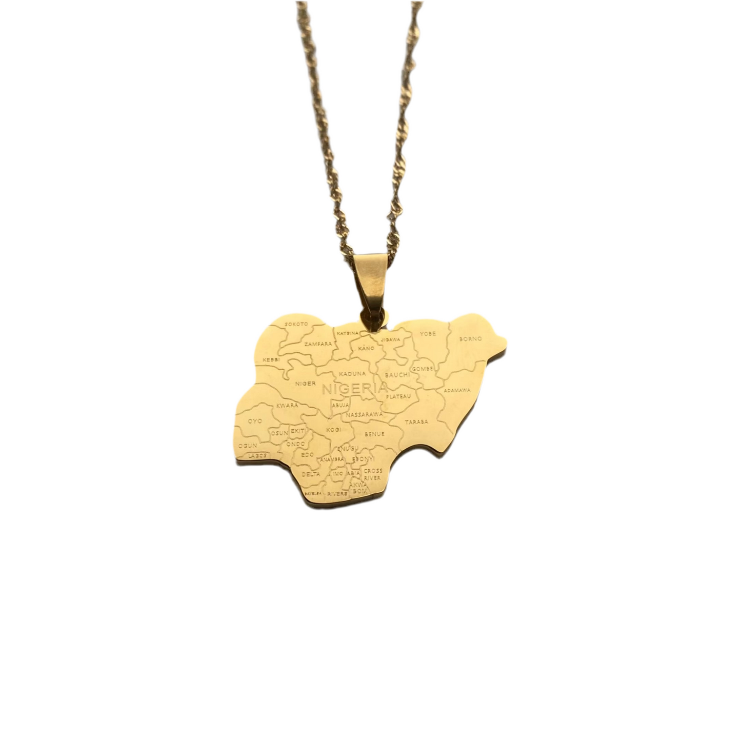 Nigeria Necklace - Cities