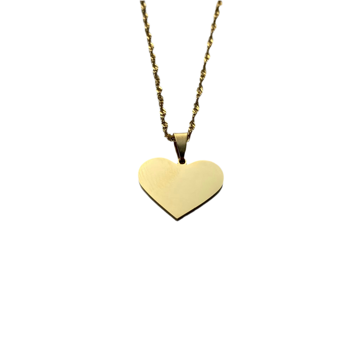 Engravable Heart Necklace