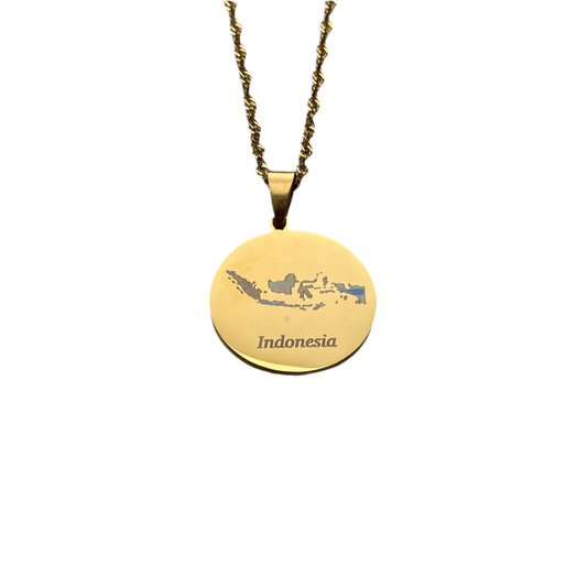 Indonesia Necklace - Coin