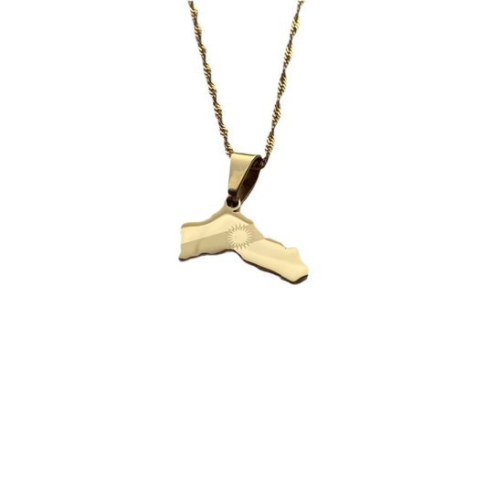 Kurdistan Necklace - Map
