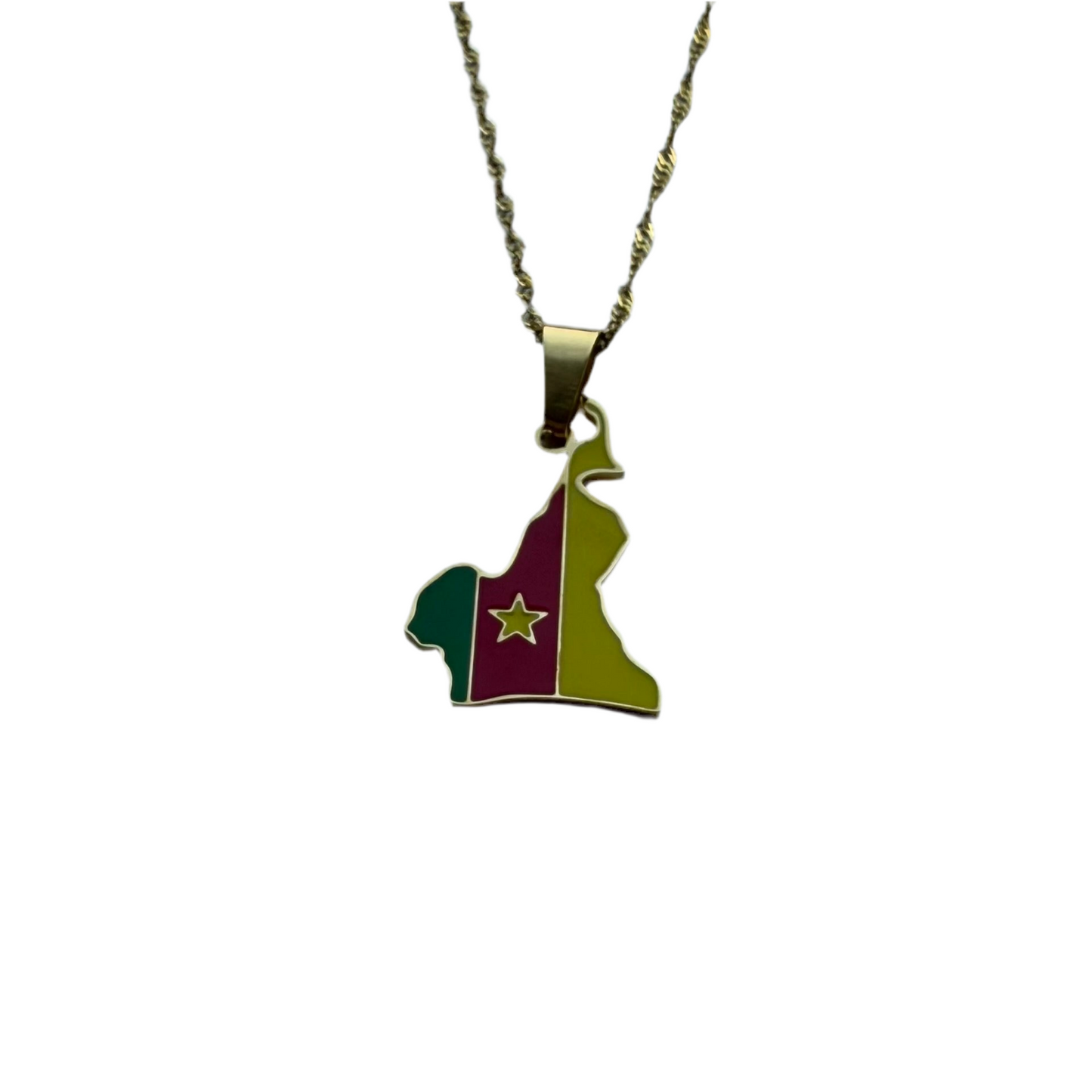 Cameroon Necklace - Flag