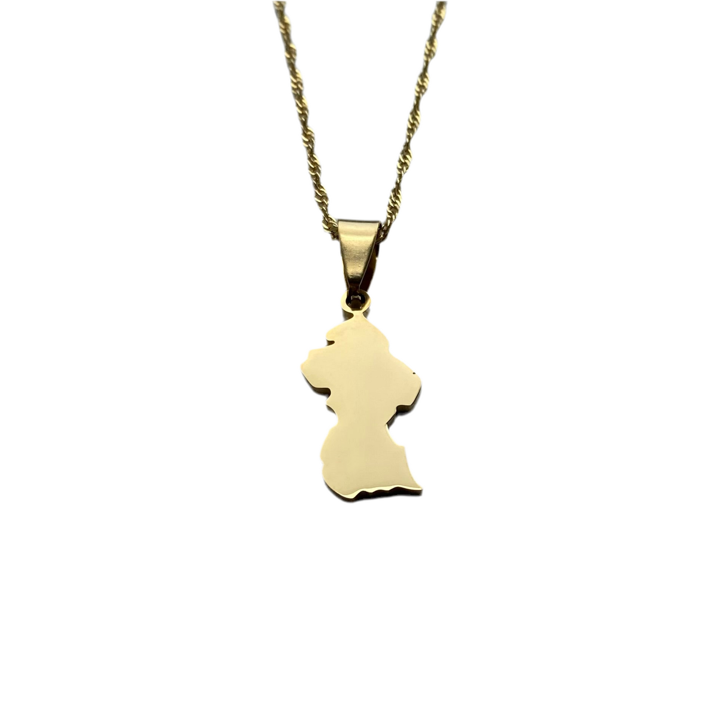 Guyana Necklace - Map