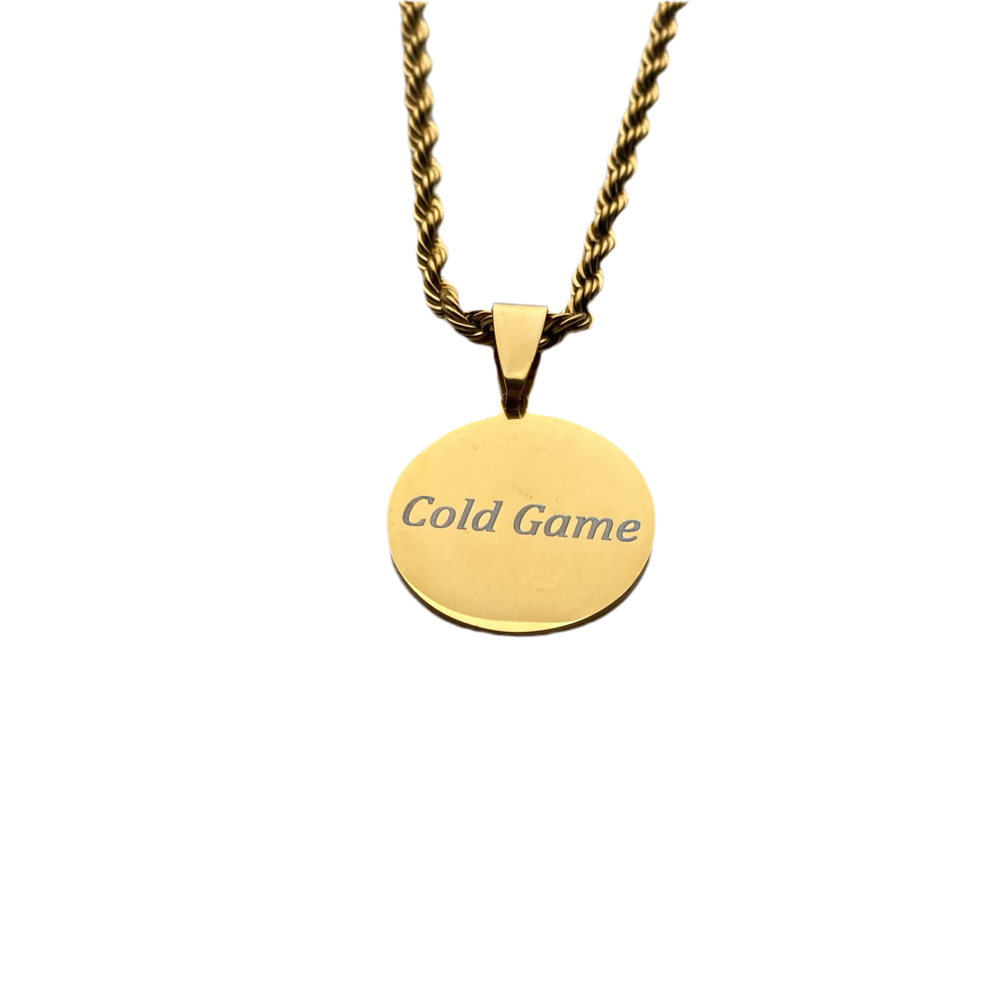 Engravable Coin Necklace