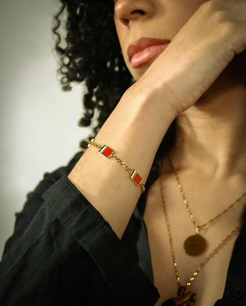 Maluku Flag Bracelet