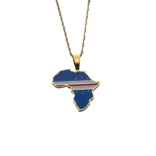 Clearance Cabo Verde Necklace - Flag