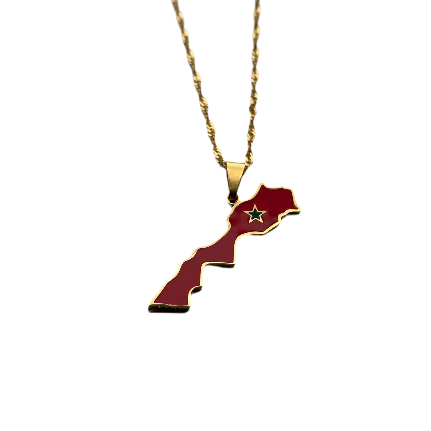 Morocco Necklace - Flag