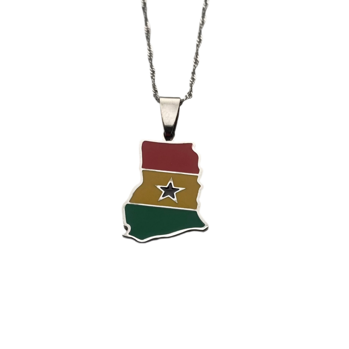 Ghana Necklace - Flag