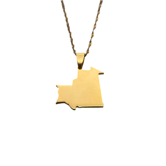 Mauritania Necklace - Map