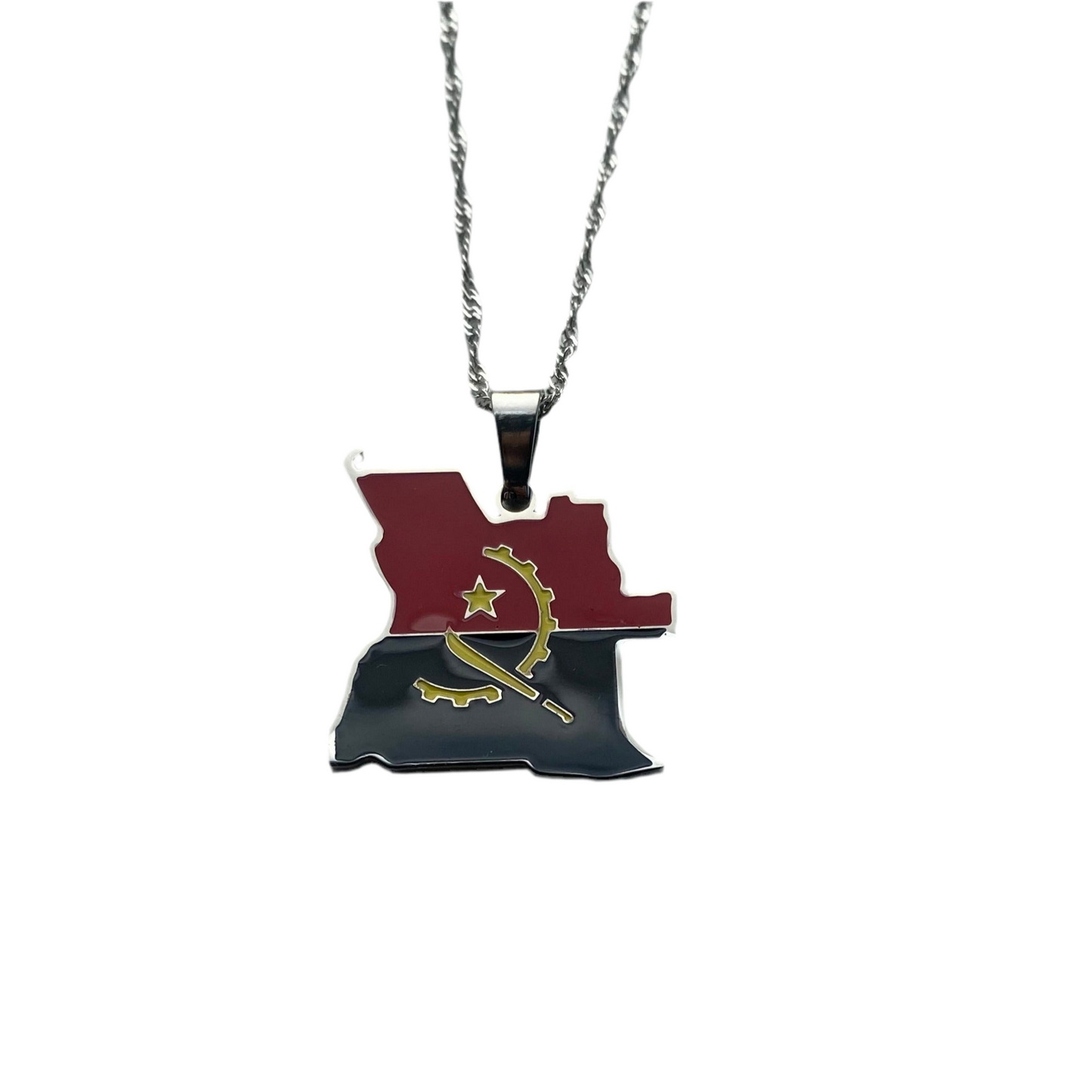 Angola Necklace - Flag