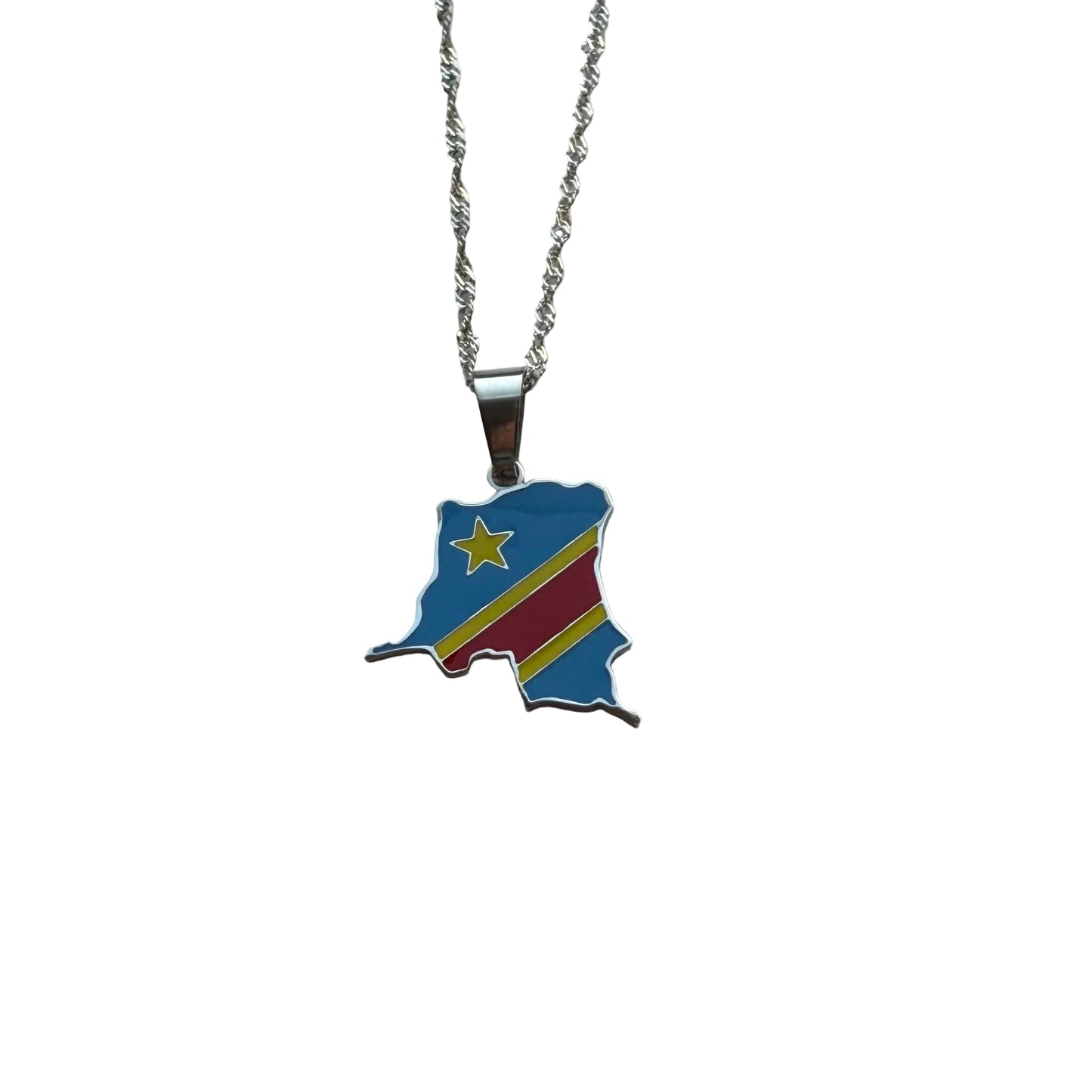 DRC Congo Necklace - Flag
