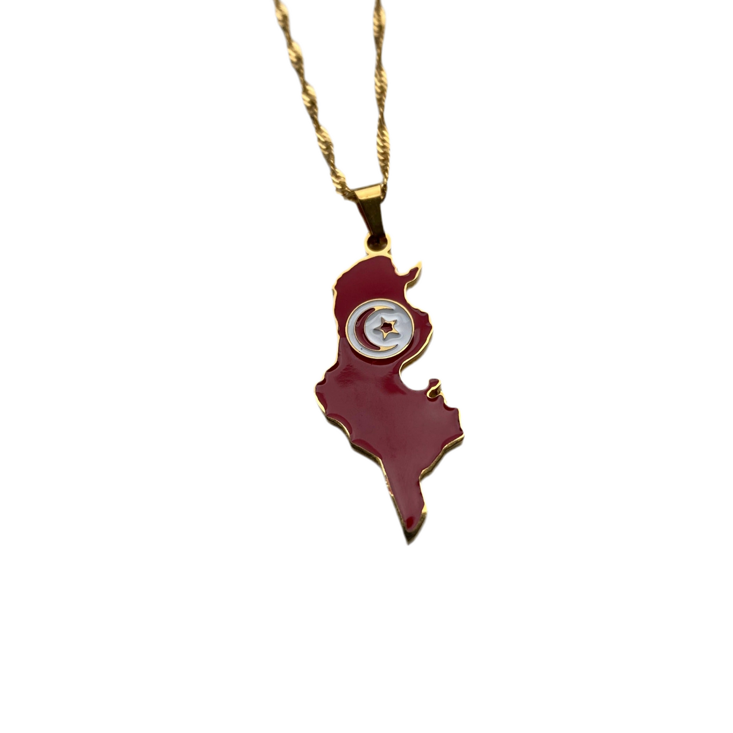 Tunisia Necklace - Flag