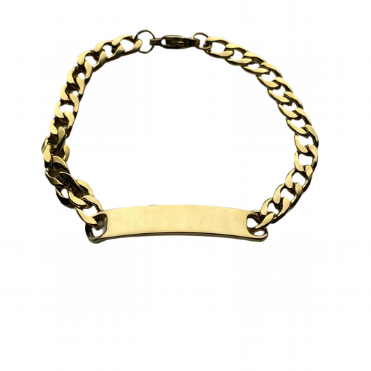 Engraved Plate Bracelet (Pre-order)