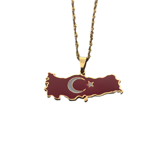 Turkije ketting - Vlag