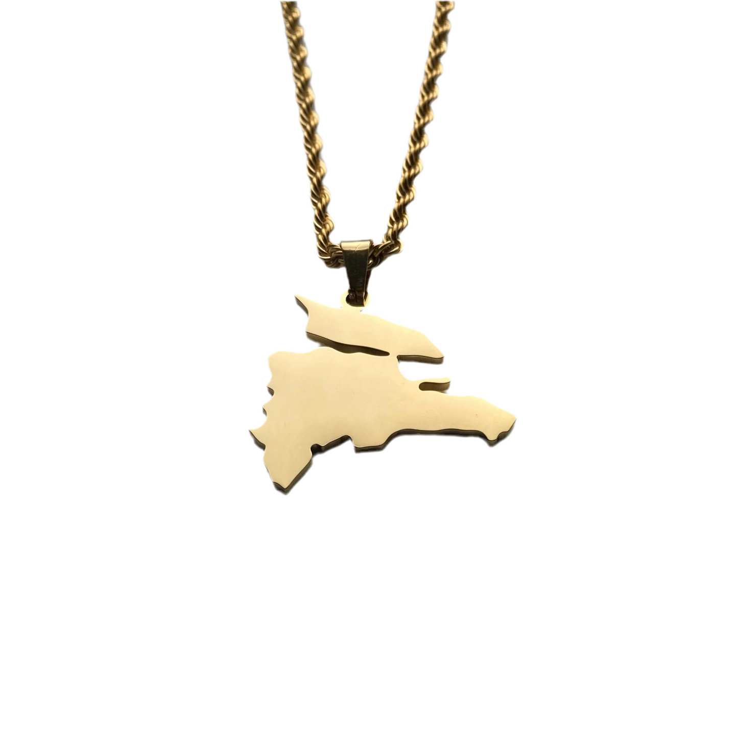 Aruba & Dominicaanse Republiek - Mixed map ketting