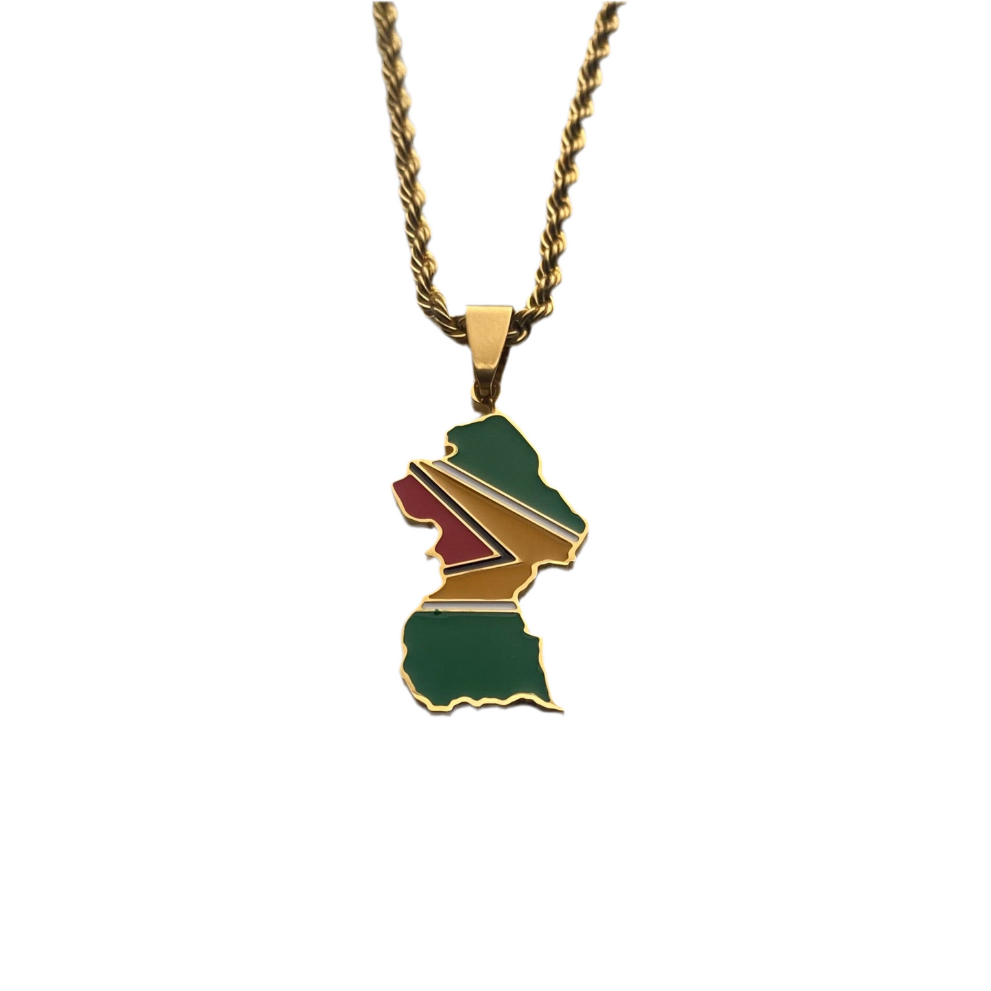 Guyana Necklace - Flag