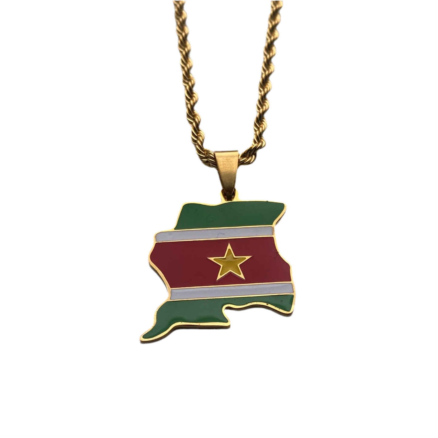 Suriname Necklace - Flag