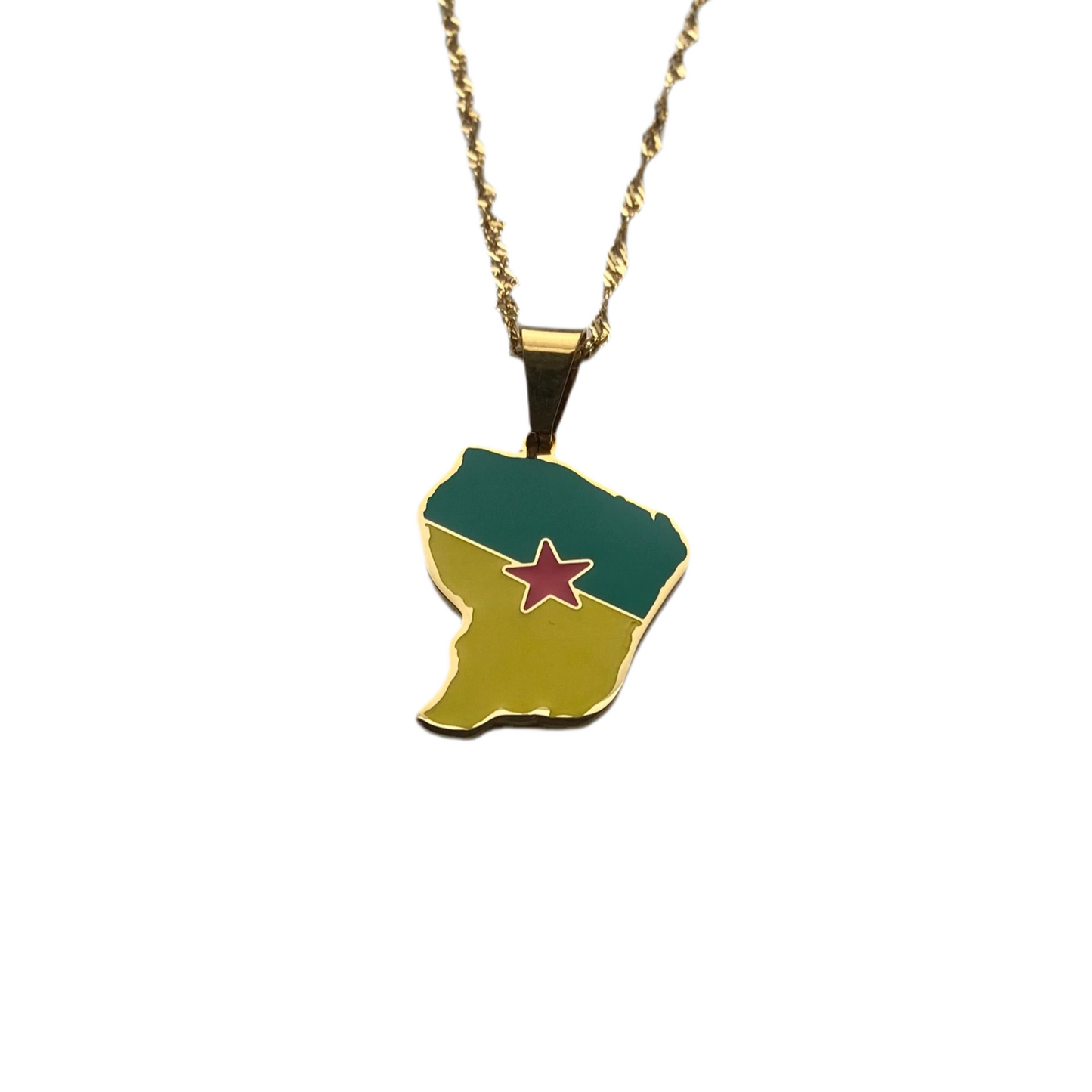 Frans Guyana ketting - Vlag