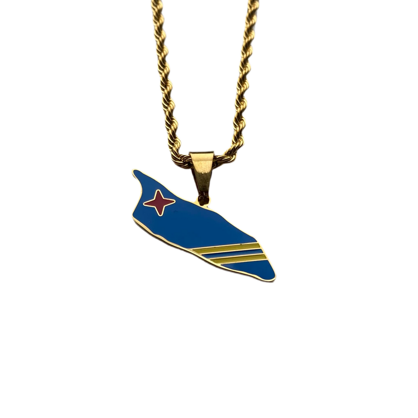 Aruba Necklace - Flag