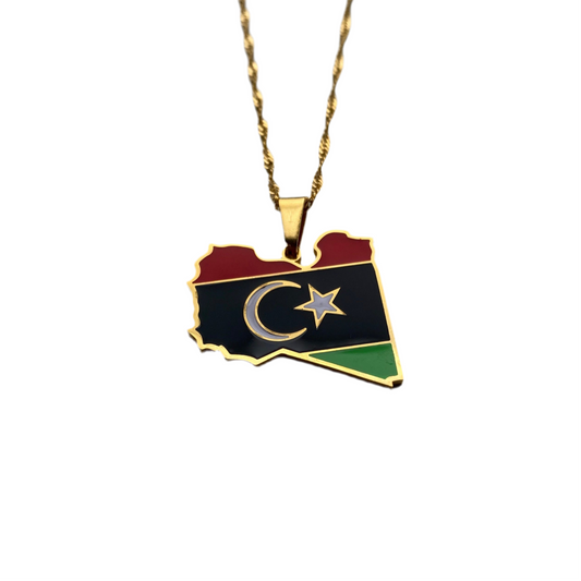 Libya Necklace - Flag