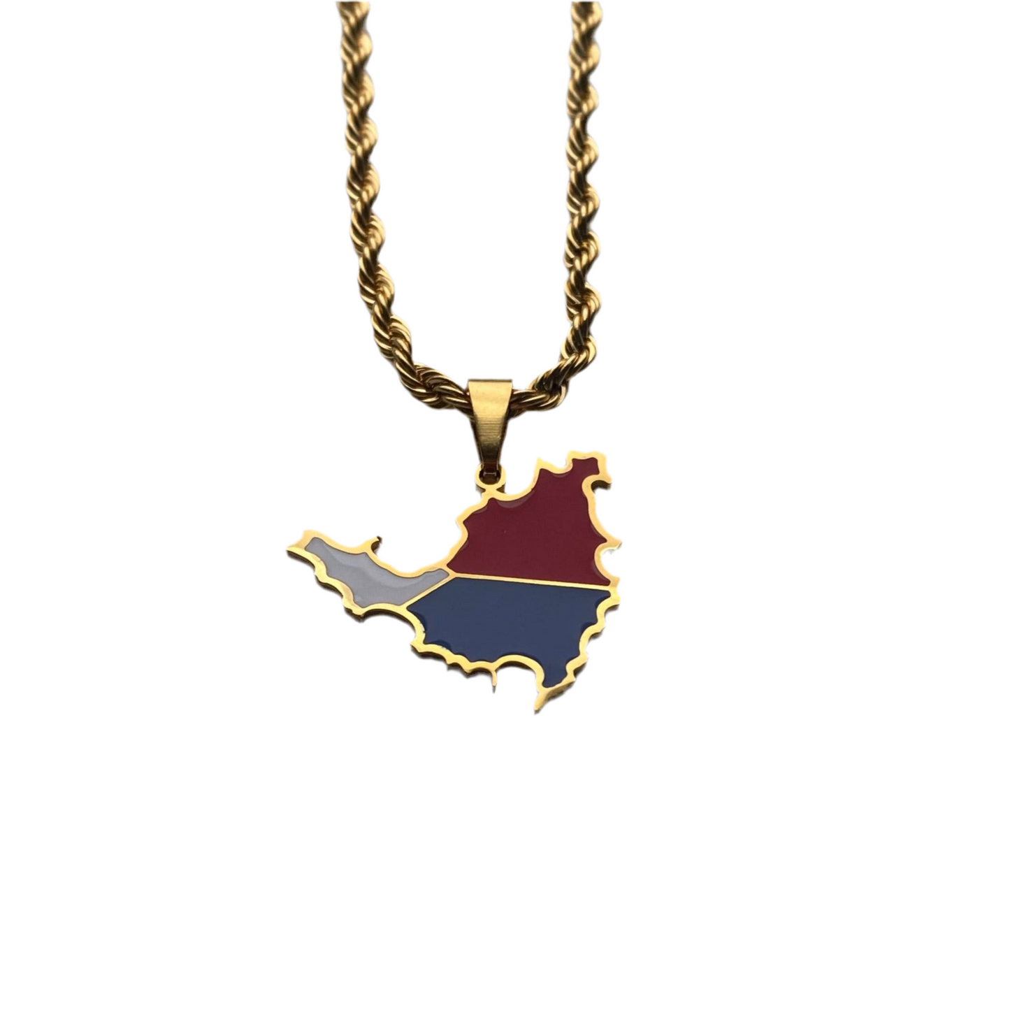 Saint Martin Necklace - Flag