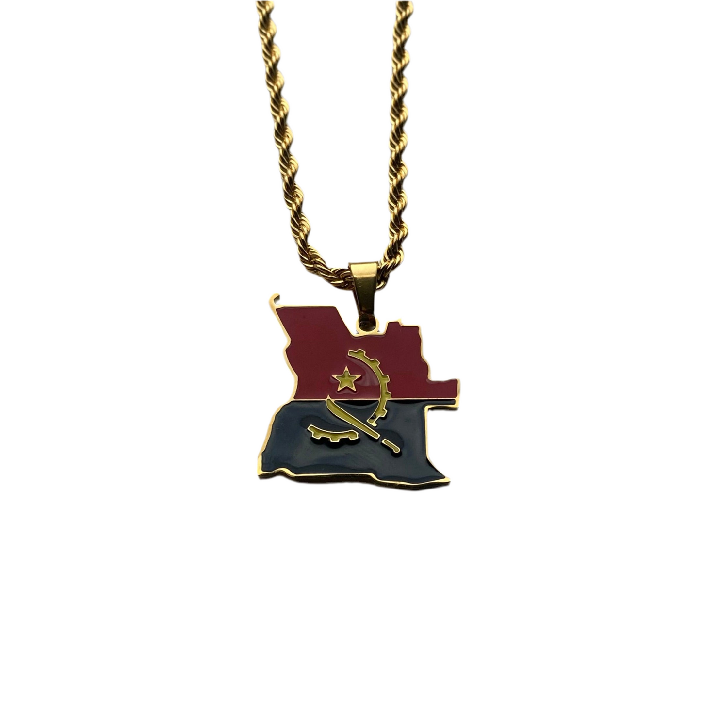 Angola Necklace - Flag