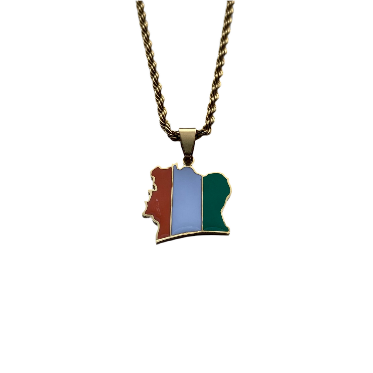 Ivoorkust ketting - Vlag