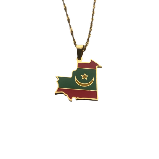 Mauritania Necklace - Flag