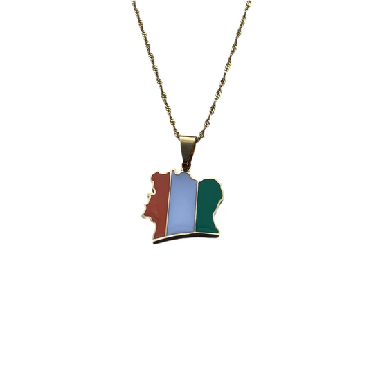 Ivoorkust ketting - Vlag