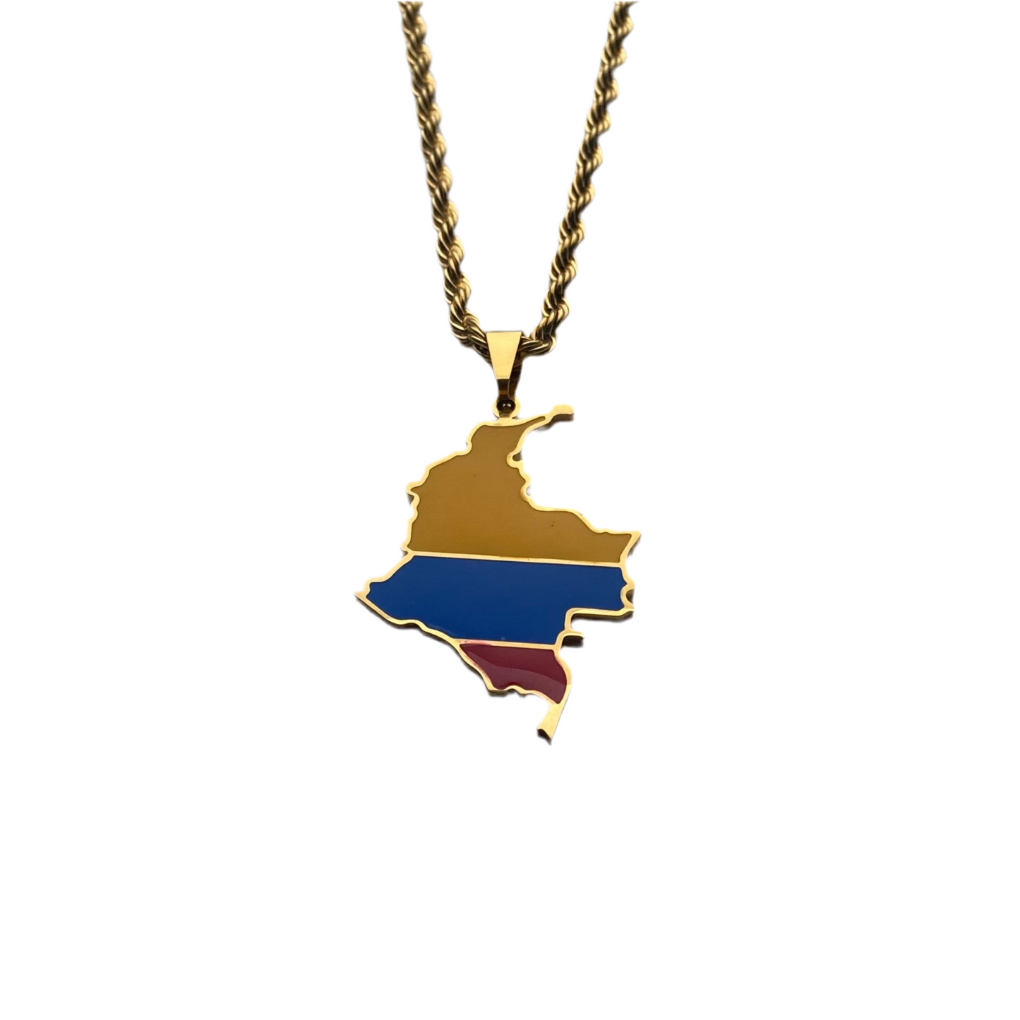 Colombia necklace - Flag