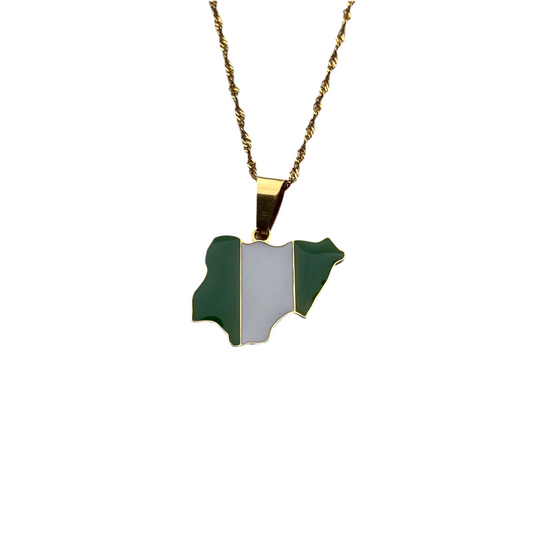 Nigeria Necklace - Flag