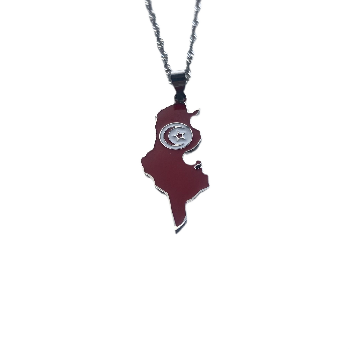 Tunisia Necklace - Flag