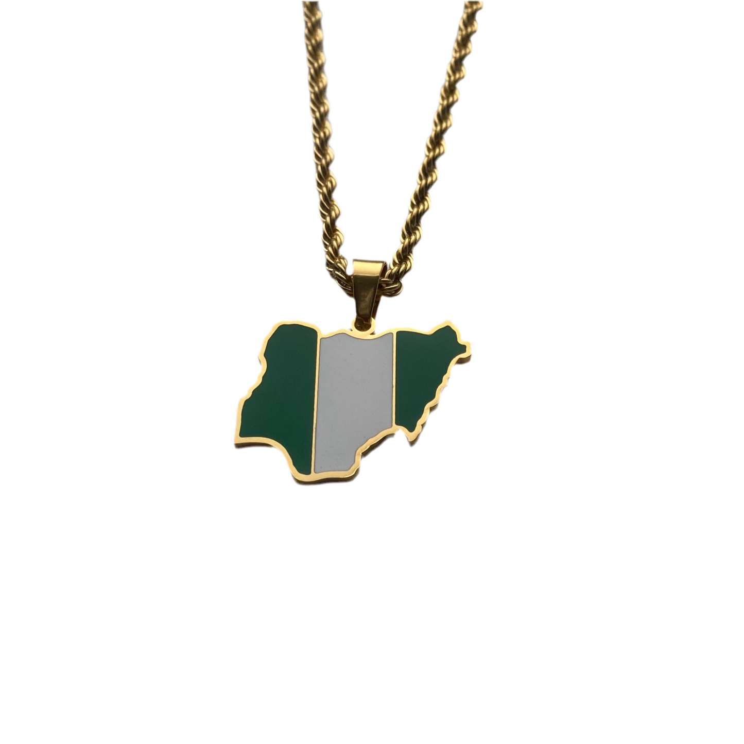 Nigeria Necklace - Flag