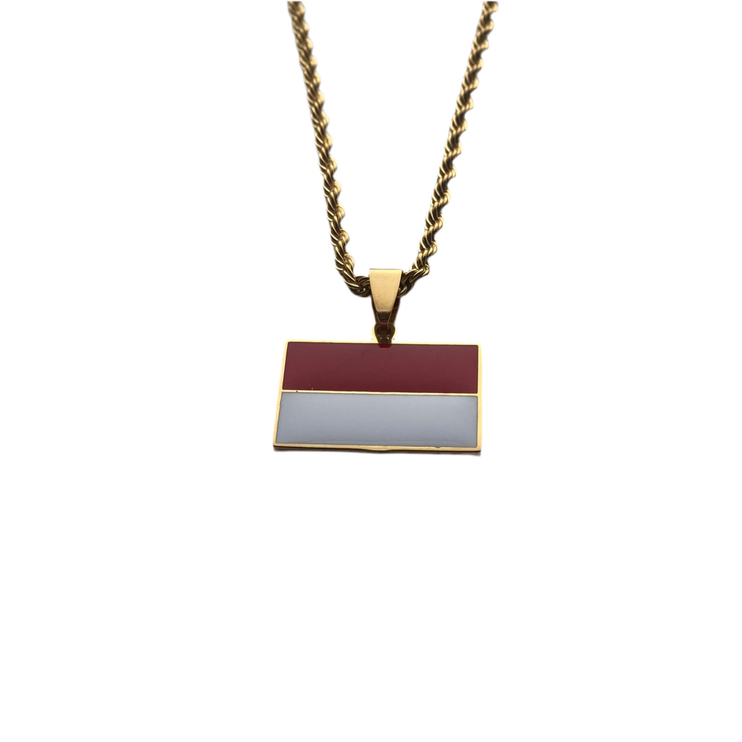 Indonesia Necklace - Flag