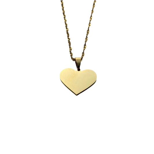 Engravable Heart Necklace