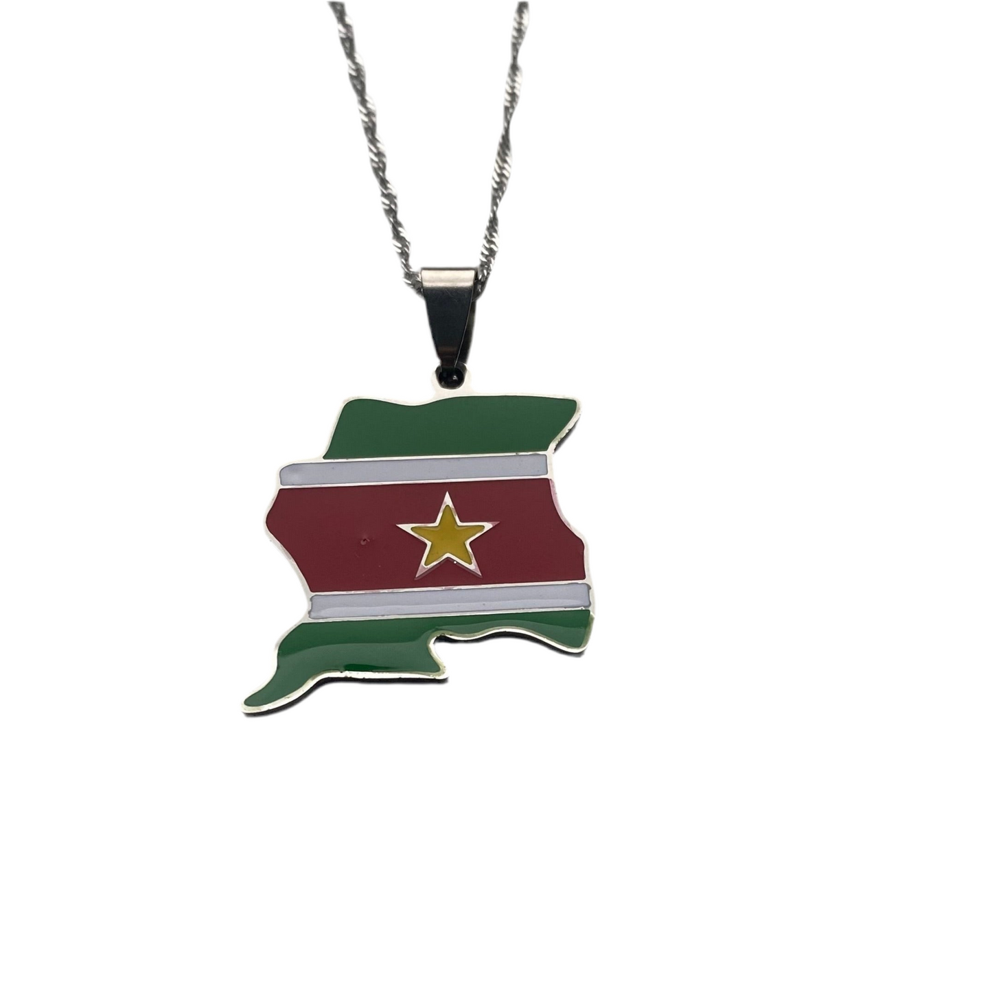 Suriname ketting - Vlag 