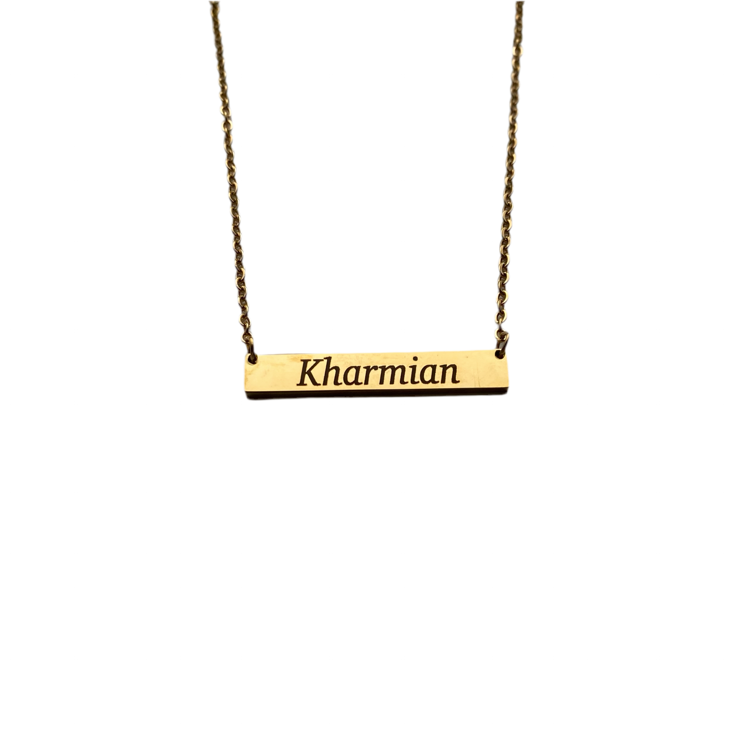 Engravable Plate Necklace