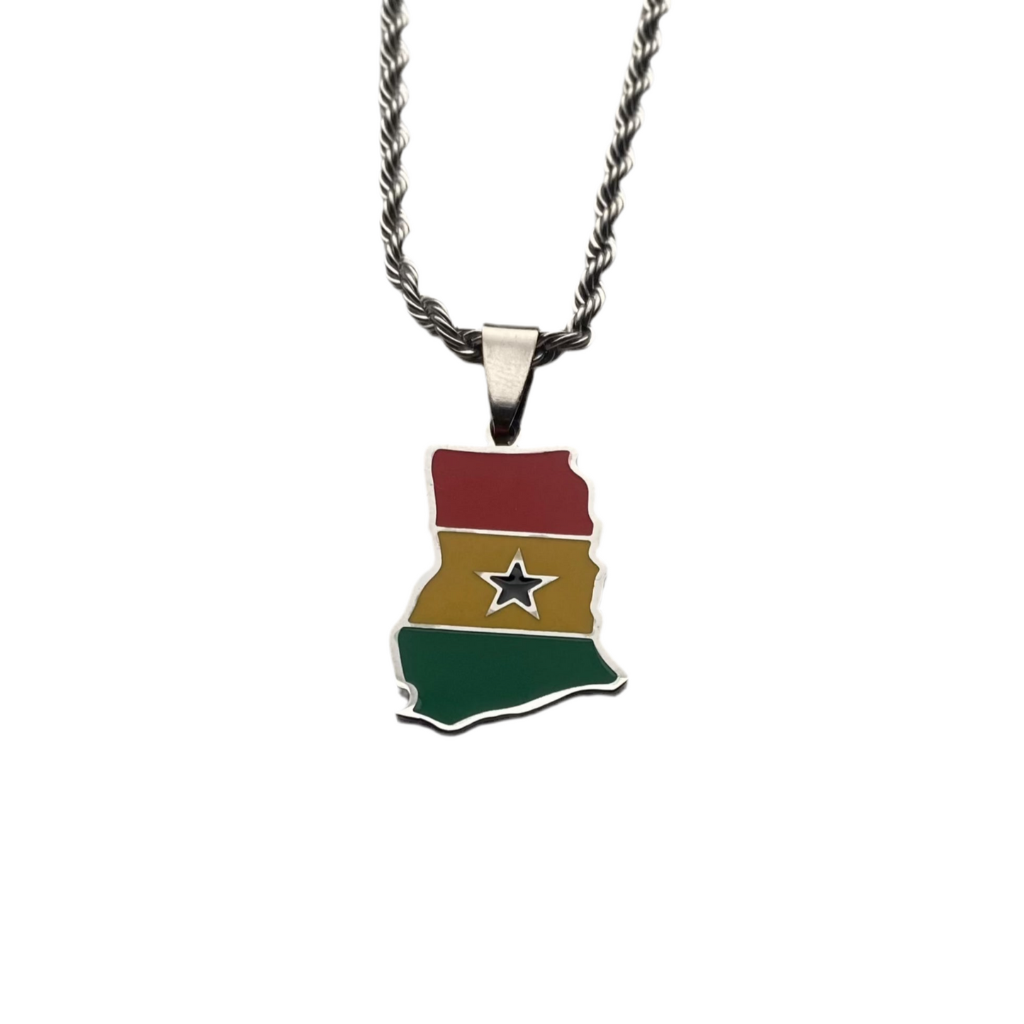 Ghana Necklace - Flag