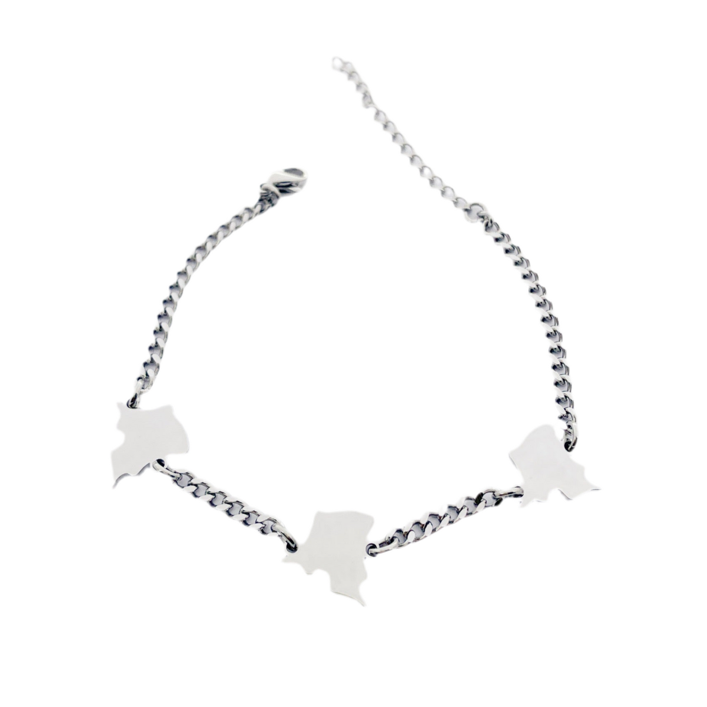 DRC Congo Map Bracelet